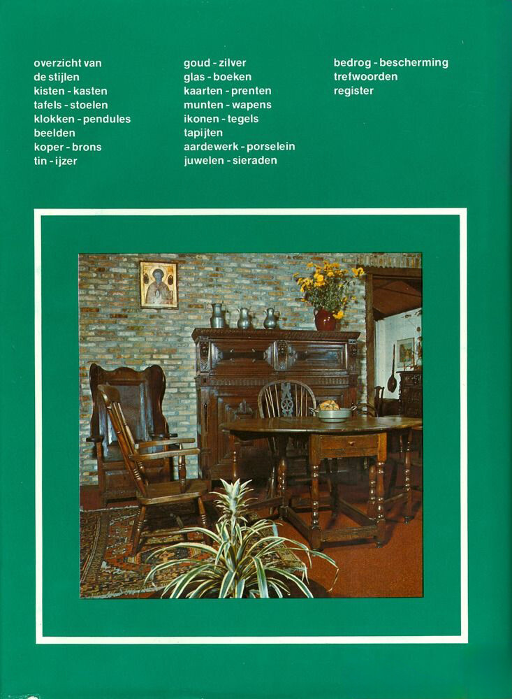 Antiek in woord en beeld achterkant