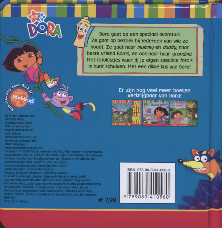 Een Dikke Kus Van Dora achterkant