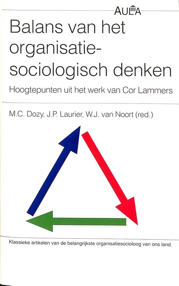 Balans van het organisatiesociologisch denken