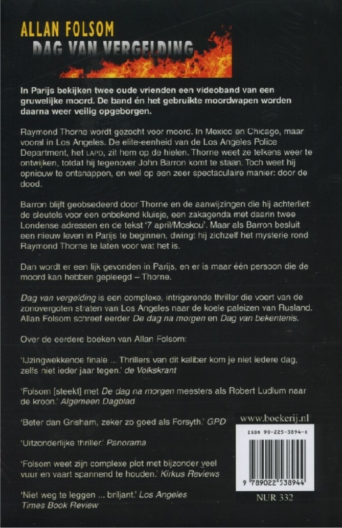 Dag van vergelding Dag van vergelding achterkant