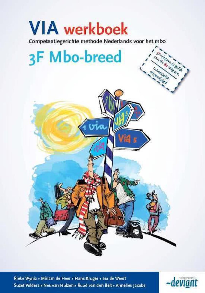 Rieke Wynia Via Werkboek 3F Mbo-breed