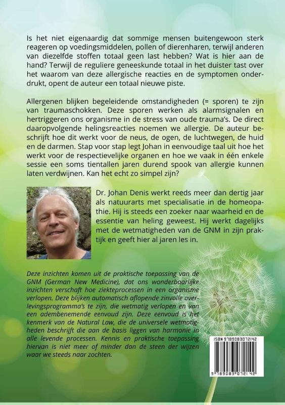 Verlost van je Allergie - met de 5 Biologische Natuurwetten achterkant