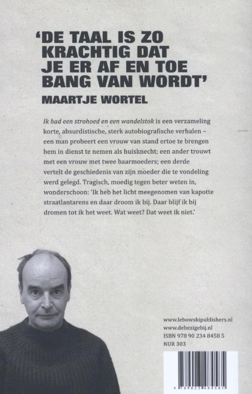 Ik had een strohoed en een wandelstok Ik had een strohoed en een wandelstok achterkant