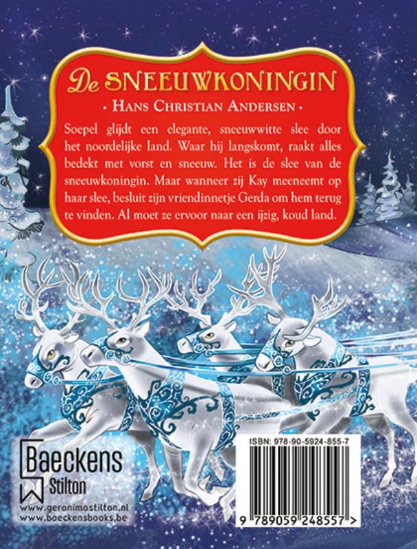 De sneeuwkoningin / Stilton Wereldklassiekers / 0 achterkant