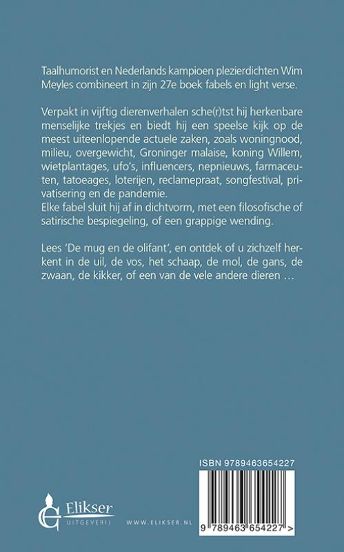 De mug en de olifant achterkant