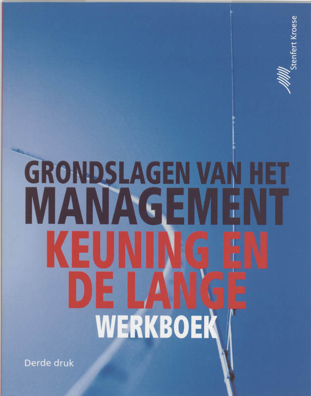 Werkboek Grondslagen van het management
