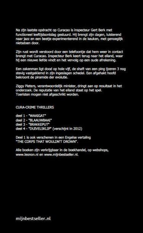 Blaauwbaai / Een cura-crime thriller / 2 achterkant