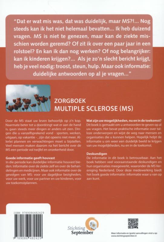 Multiple sclerose (MS) / Zorgboek Multiple sclerose (MS) / Zorgboek achterkant