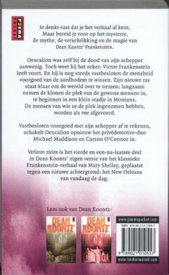 Verloren zielen / Dean Koontz' Frankenstein / 4 achterkant