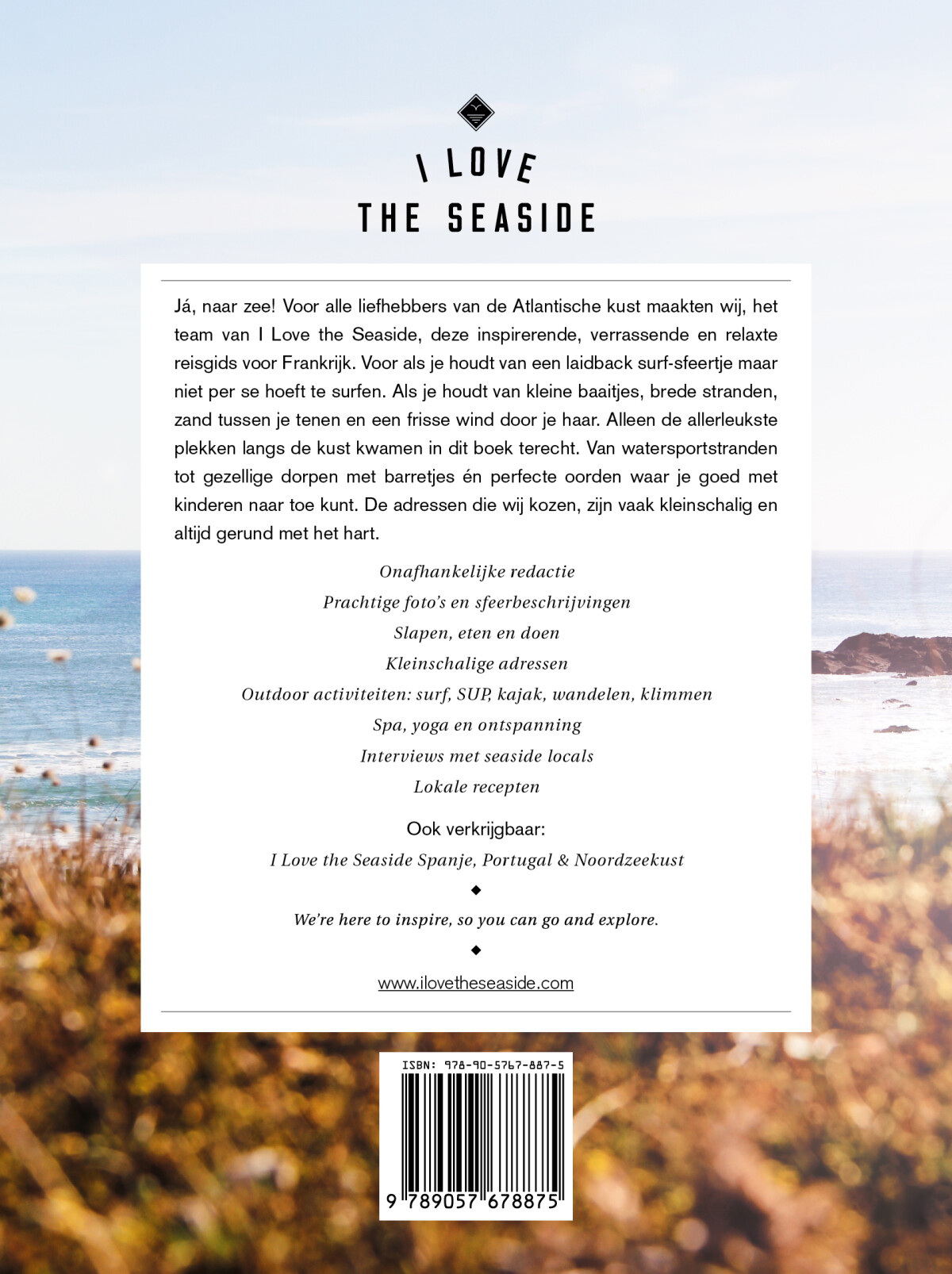 Frankrijk / I love the seaside achterkant