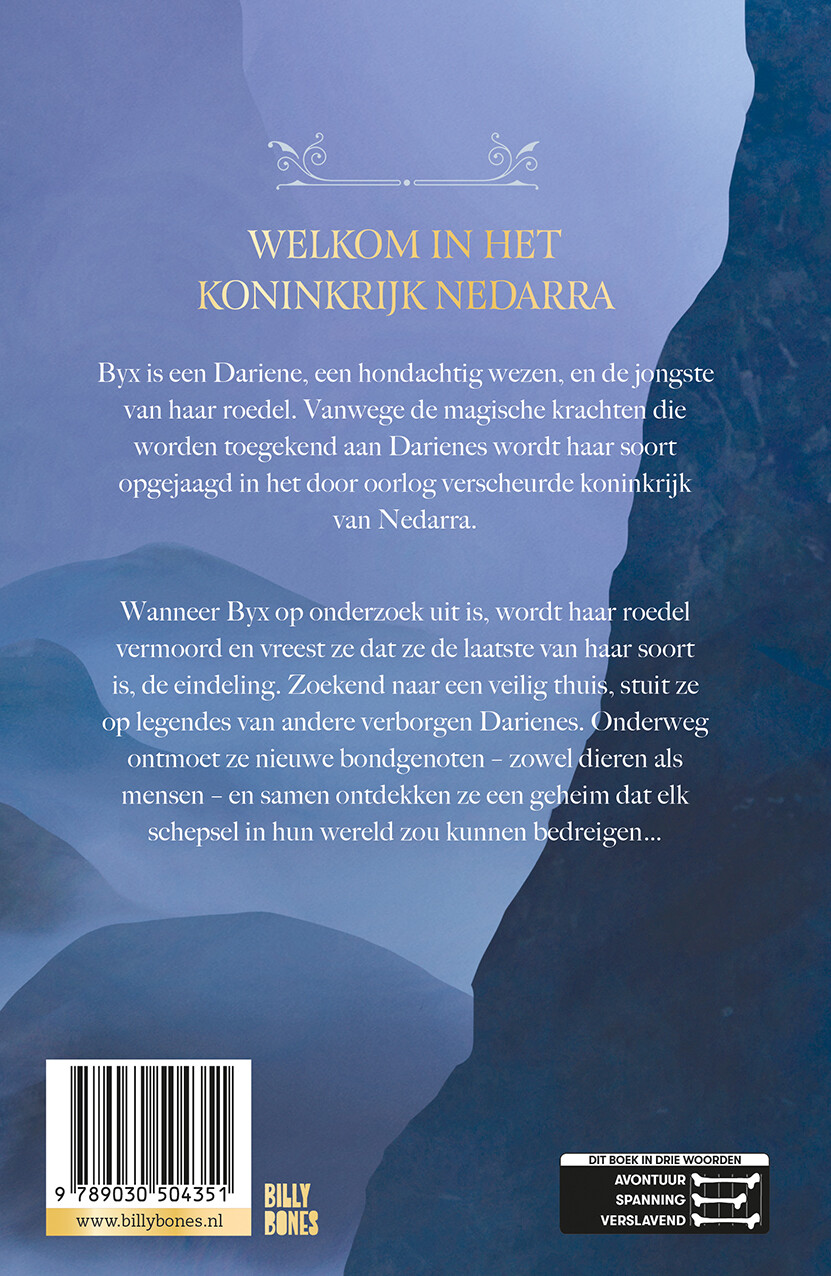 Opgejaagd / De eindeling / 1 achterkant