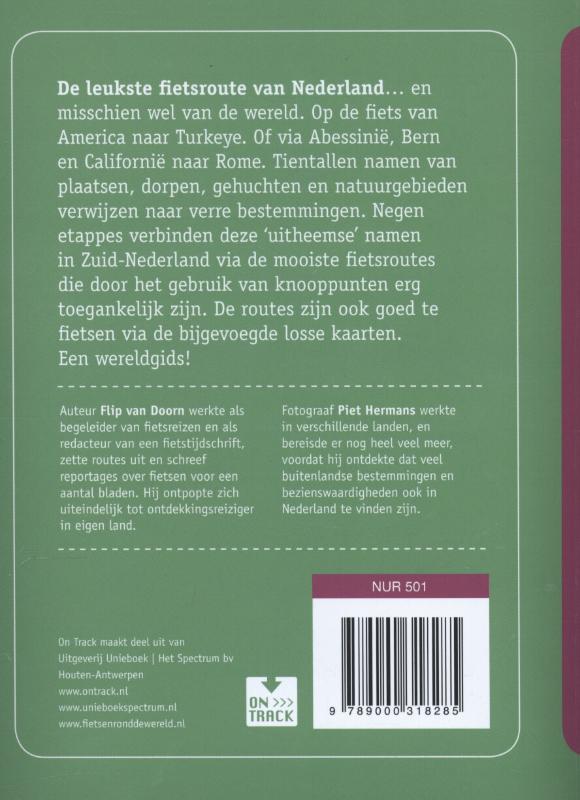 Fietsen rond de wereld in Nederland Fietsen rond de wereld in Nederland achterkant
