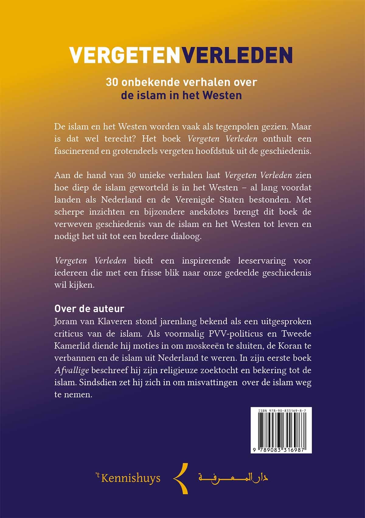 Vergeten Verleden achterkant