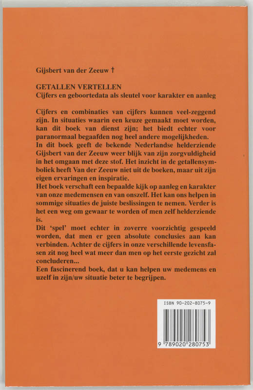 Getallen vertellen achterkant