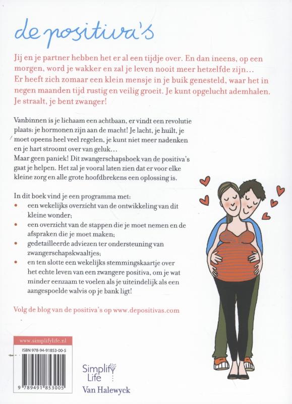 De positiva's - Mijn zwangerschapsboek achterkant