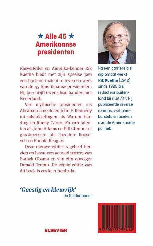 Alle 45 Amerikaanse presidenten / Elseviers Amerikaanse bibliotheek / 11 achterkant