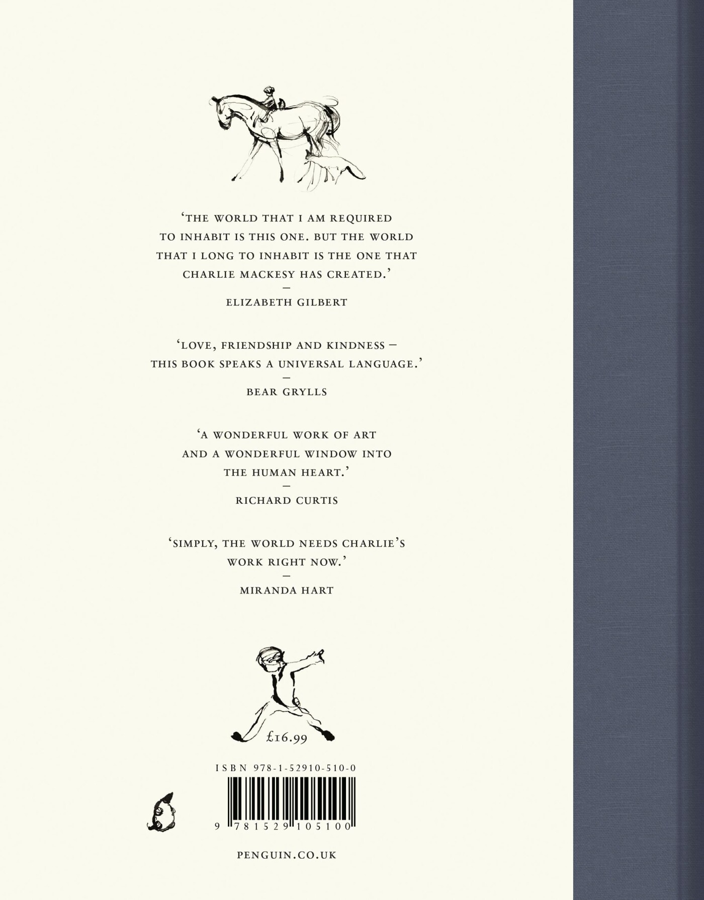 The boy, the mole, the fox and the horse achterkant