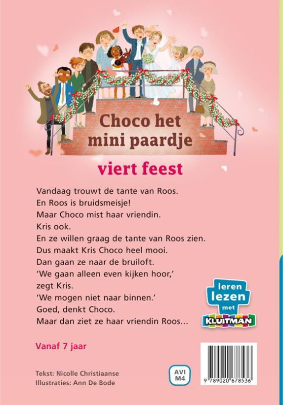 Choco het minipaardje viert feest / Leren lezen met Kluitman achterkant