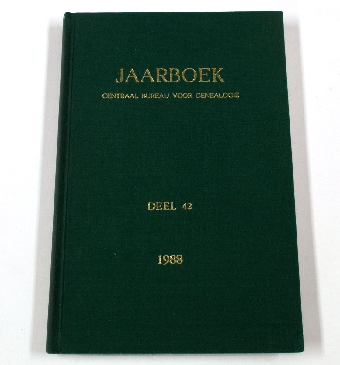 Jaarboek Centraal Bureau Voor Genealogie - Deel 42 - 1988