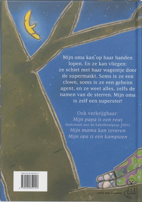 Mijn oma is een superster / Liefs van Leopold achterkant