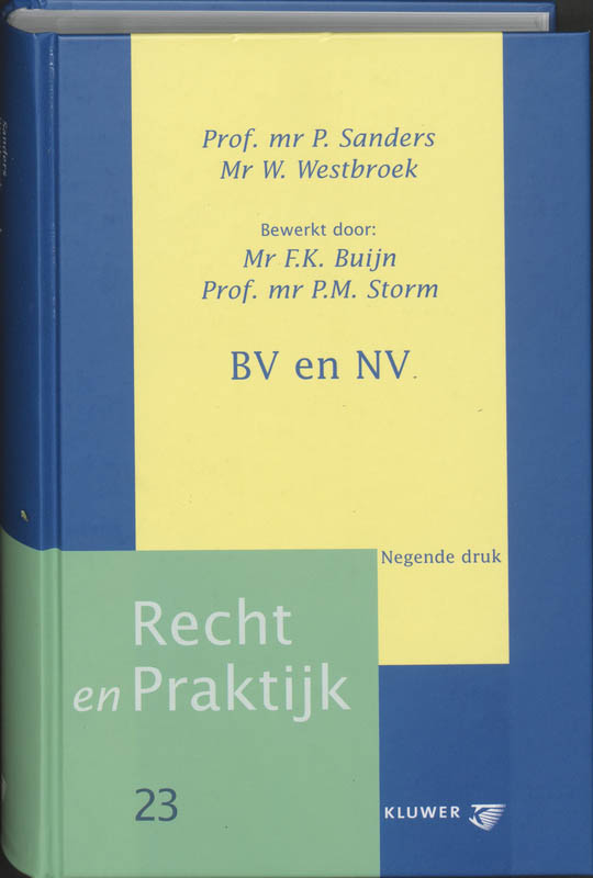 BV en NV / Recht en praktijk / 23