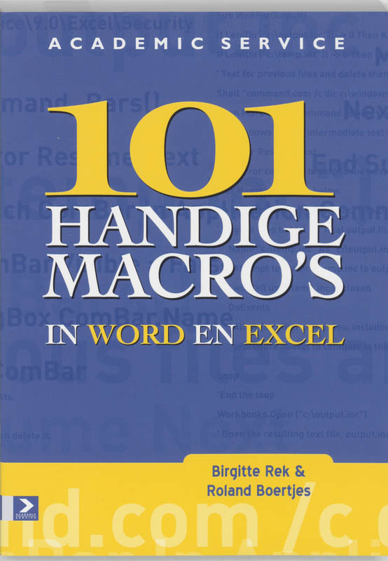 101 Handige Macro'S In Word & Excel