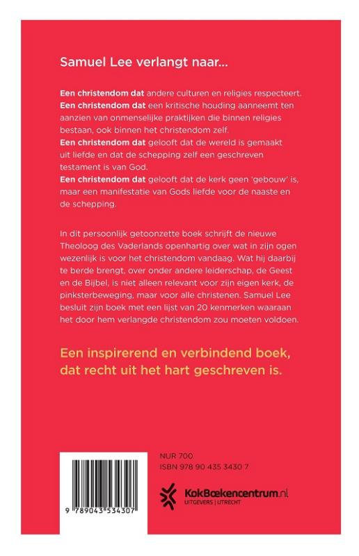 Verlangen naar een nieuw christendom achterkant