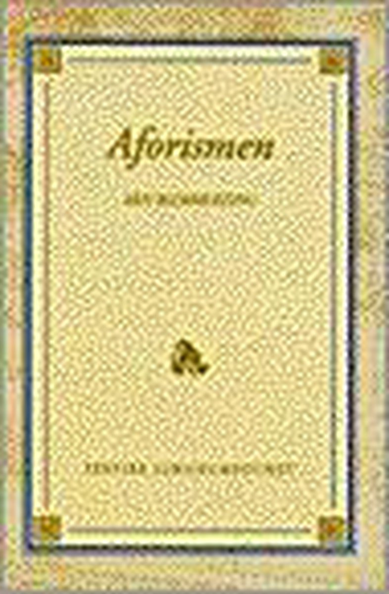 boekenbalie_9789063255183_cover Aforismen / Servire jubileumpocket / 5