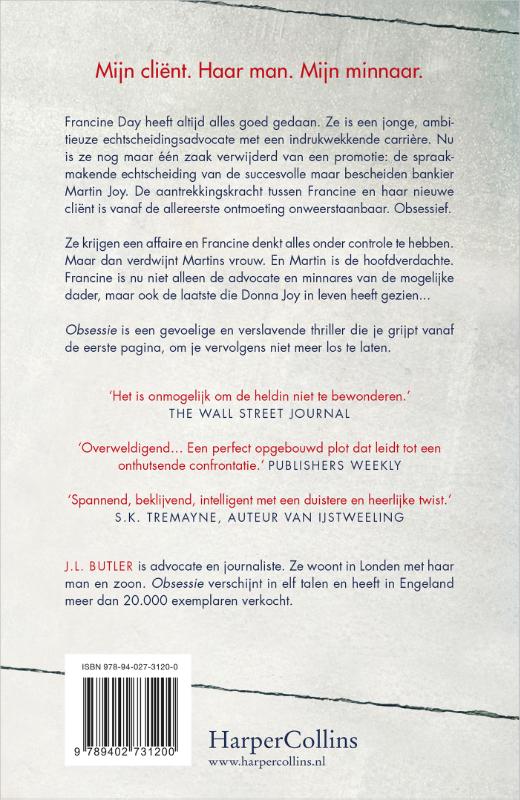 Obsessie achterkant