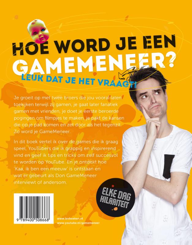 Hoe word je een GameMeneer achterkant