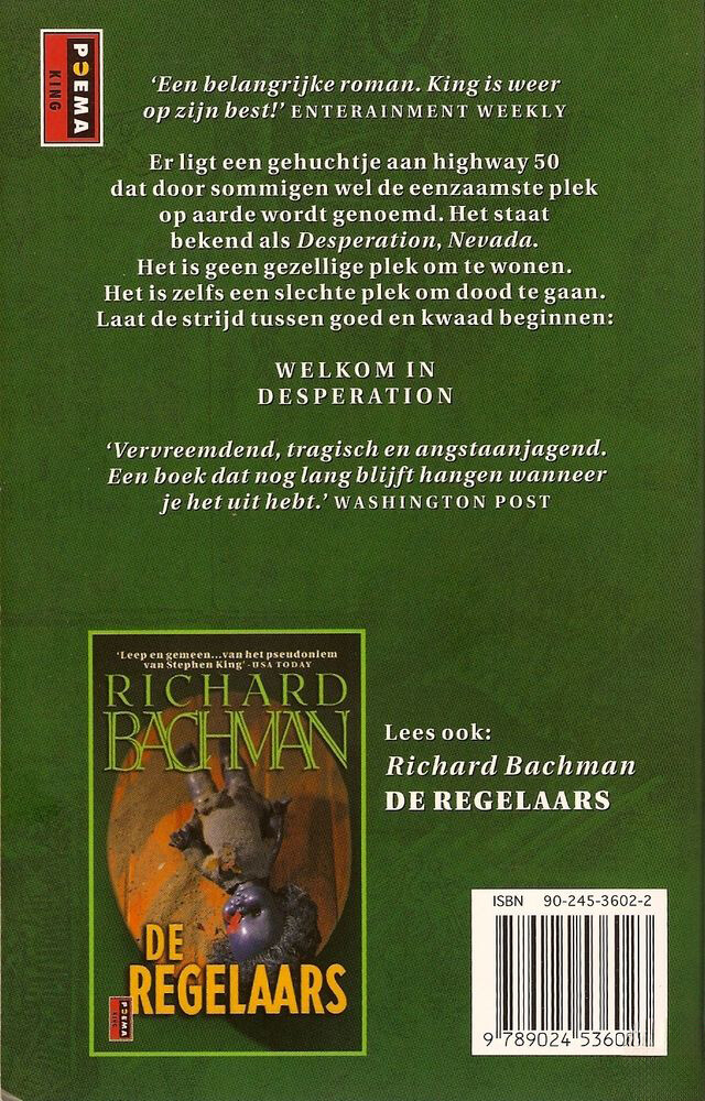 Desperation / Poema King achterkant