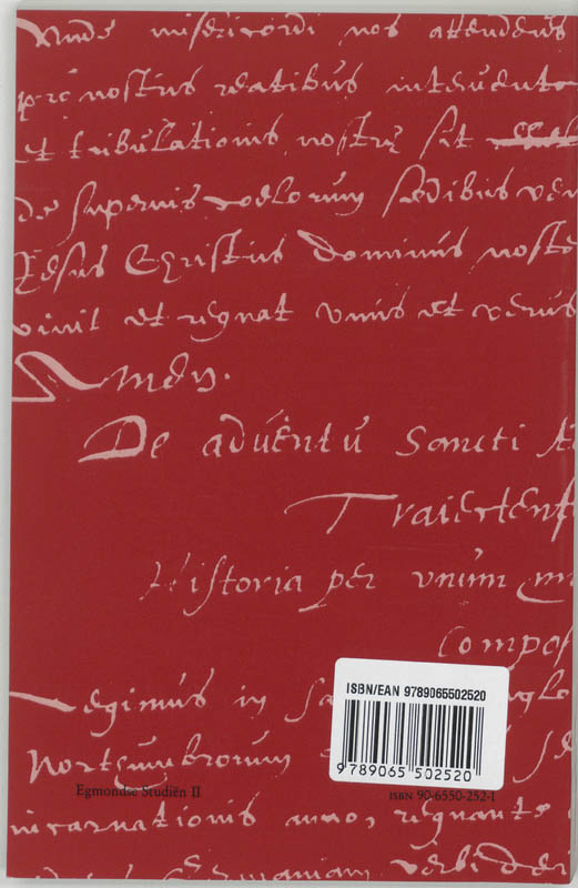 Egmond tussen kerk en wereld / Egmondse studien / 2 achterkant