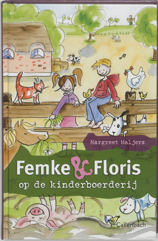 M. Maljers Femke En Floris Op De Kinderboerderij