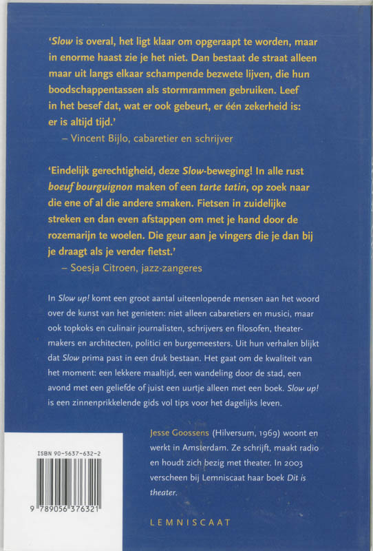 Slow up ! Slow up ! achterkant