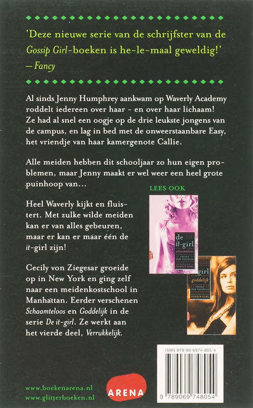 Onweerstaanbaar / It-girl / 3 Onweerstaanbaar / It-girl / 3 achterkant