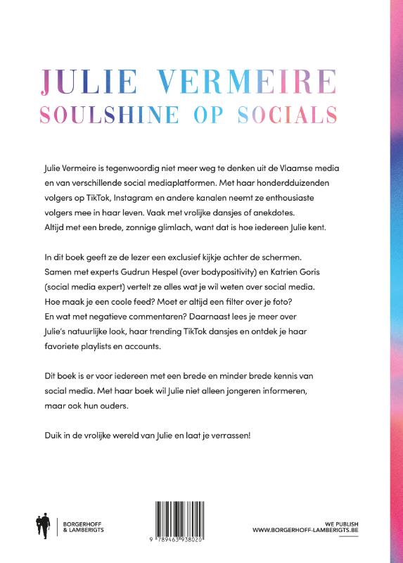 Soulshine op socials achterkant