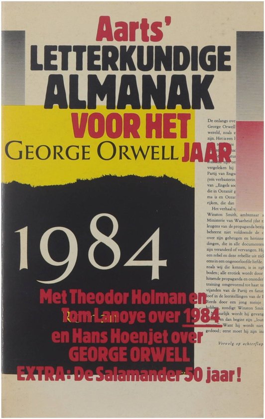 1984 Aarts letterkundige almanak boekenjaar