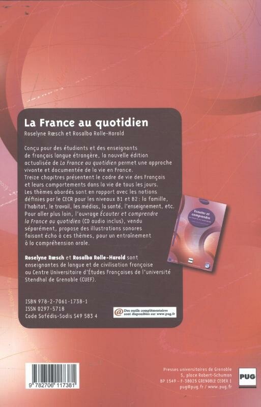 France au Quotidien achterkant