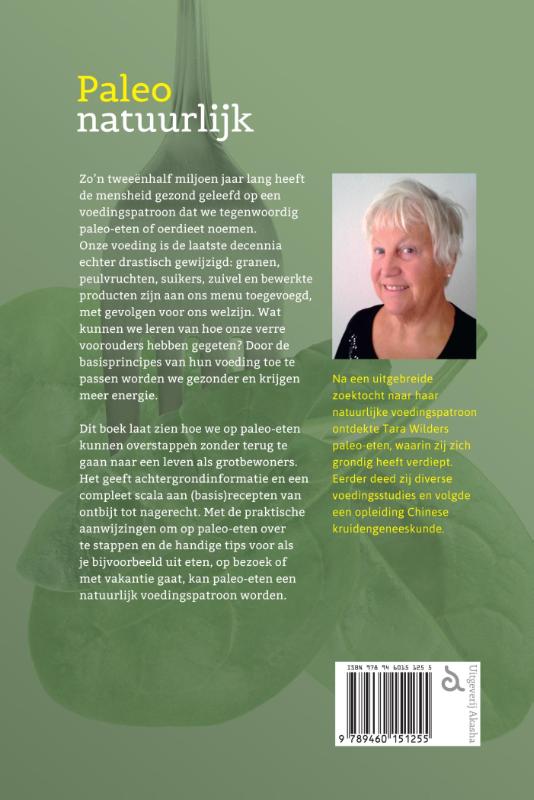 Paleo natuurlijk achterkant