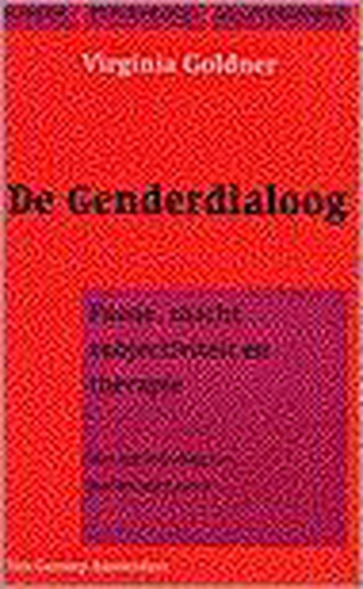 De genderdialoog / Gender, psychologie en hulpverlening