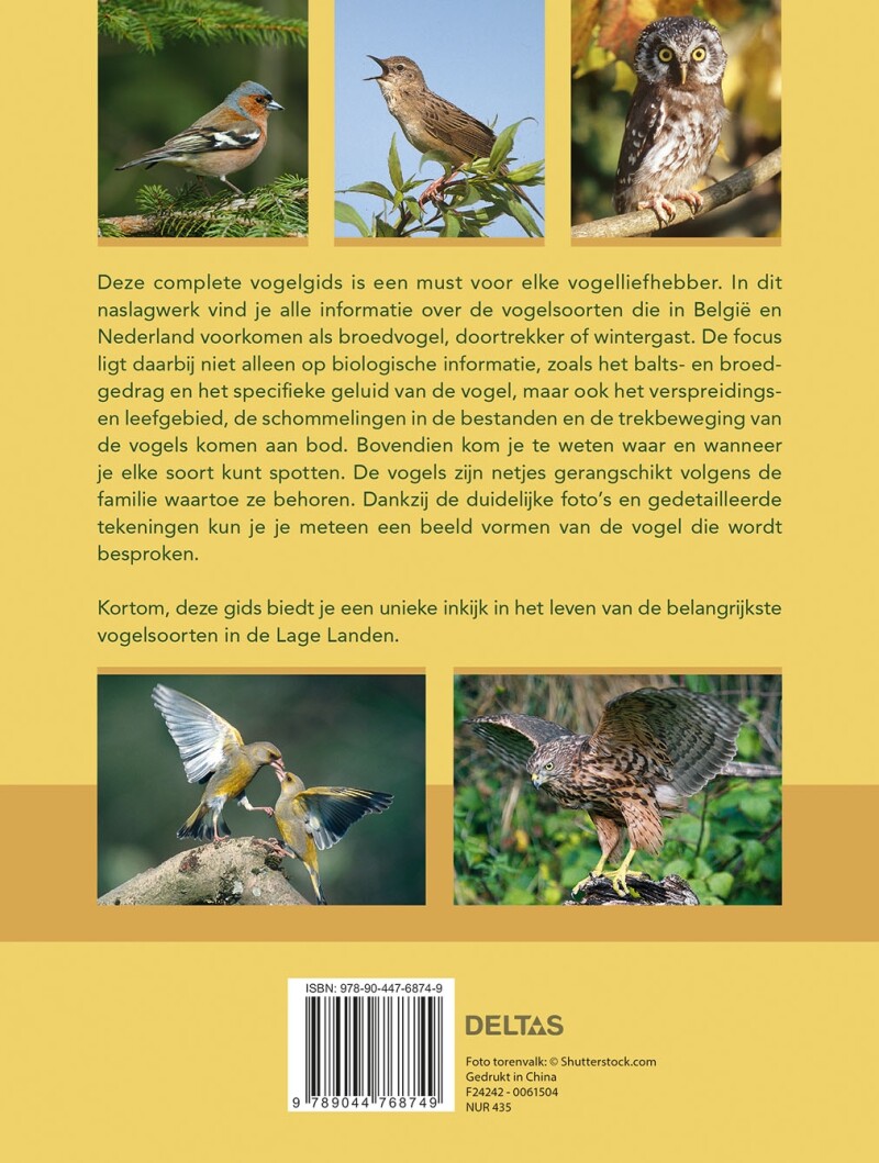 De complete vogelgids achterkant