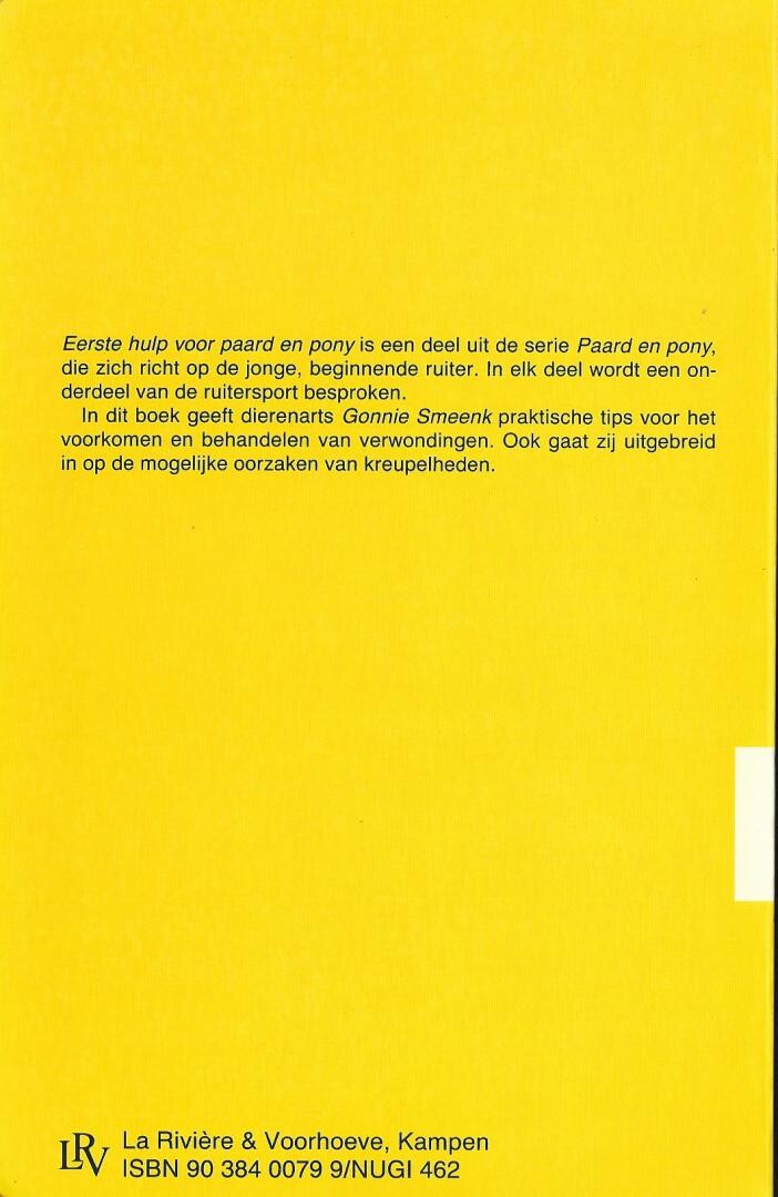 Eerste hulp voor paard & pony / Paard en pony achterkant