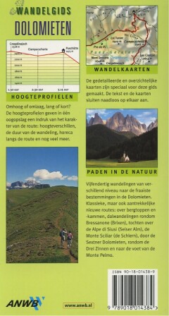 Dolomieten / ANWB wandelgids achterkant