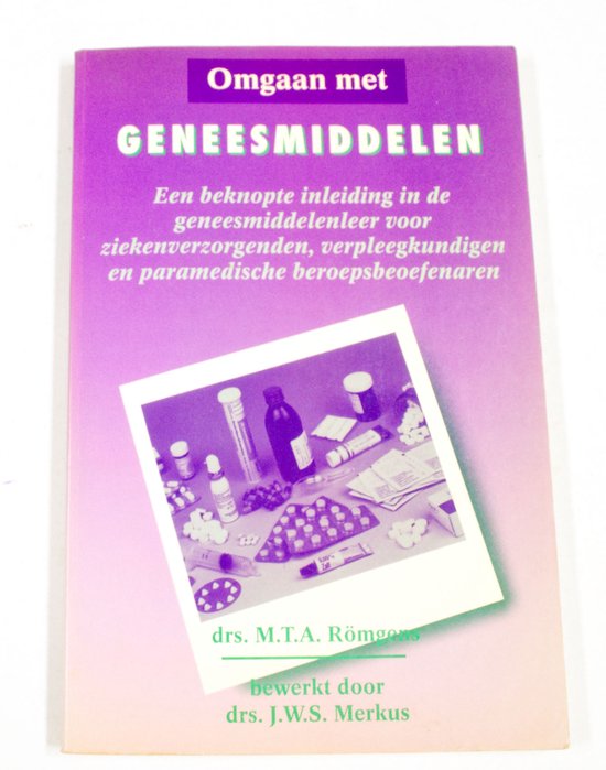 Omgaan met geneesmiddelen
