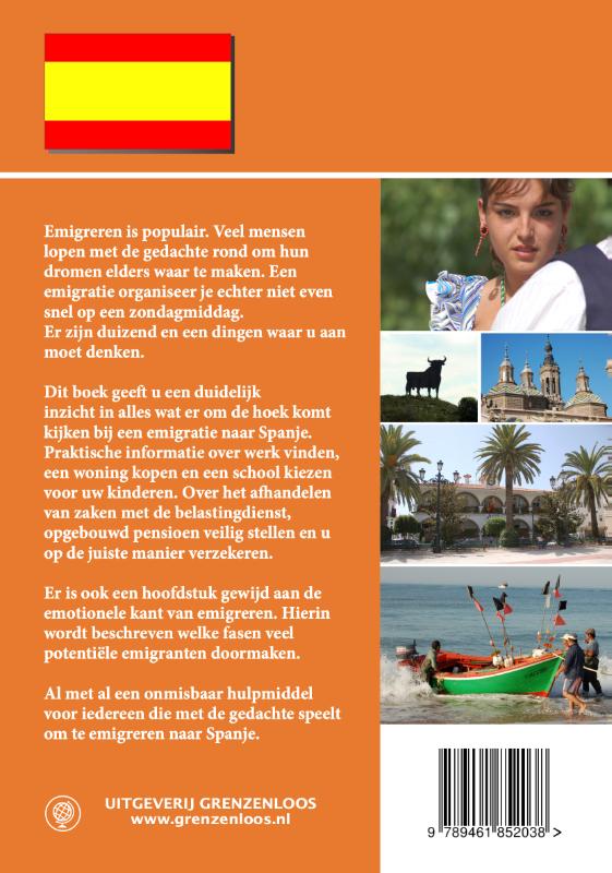 Emigreren naar Spanje achterkant