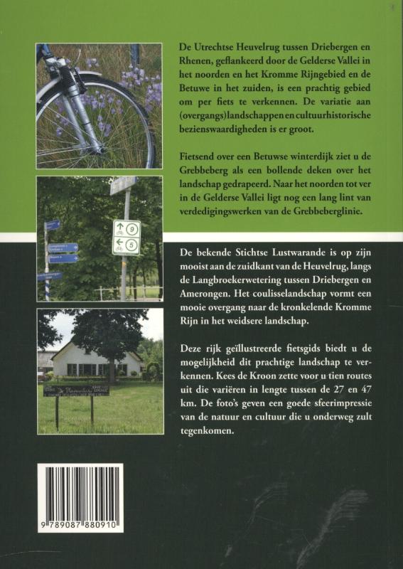 Tien Heuvelrugse fietsroutes / Regio-Boek achterkant