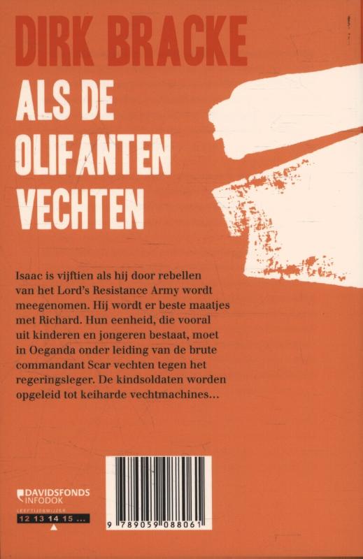 Als de olifanten vechten achterkant