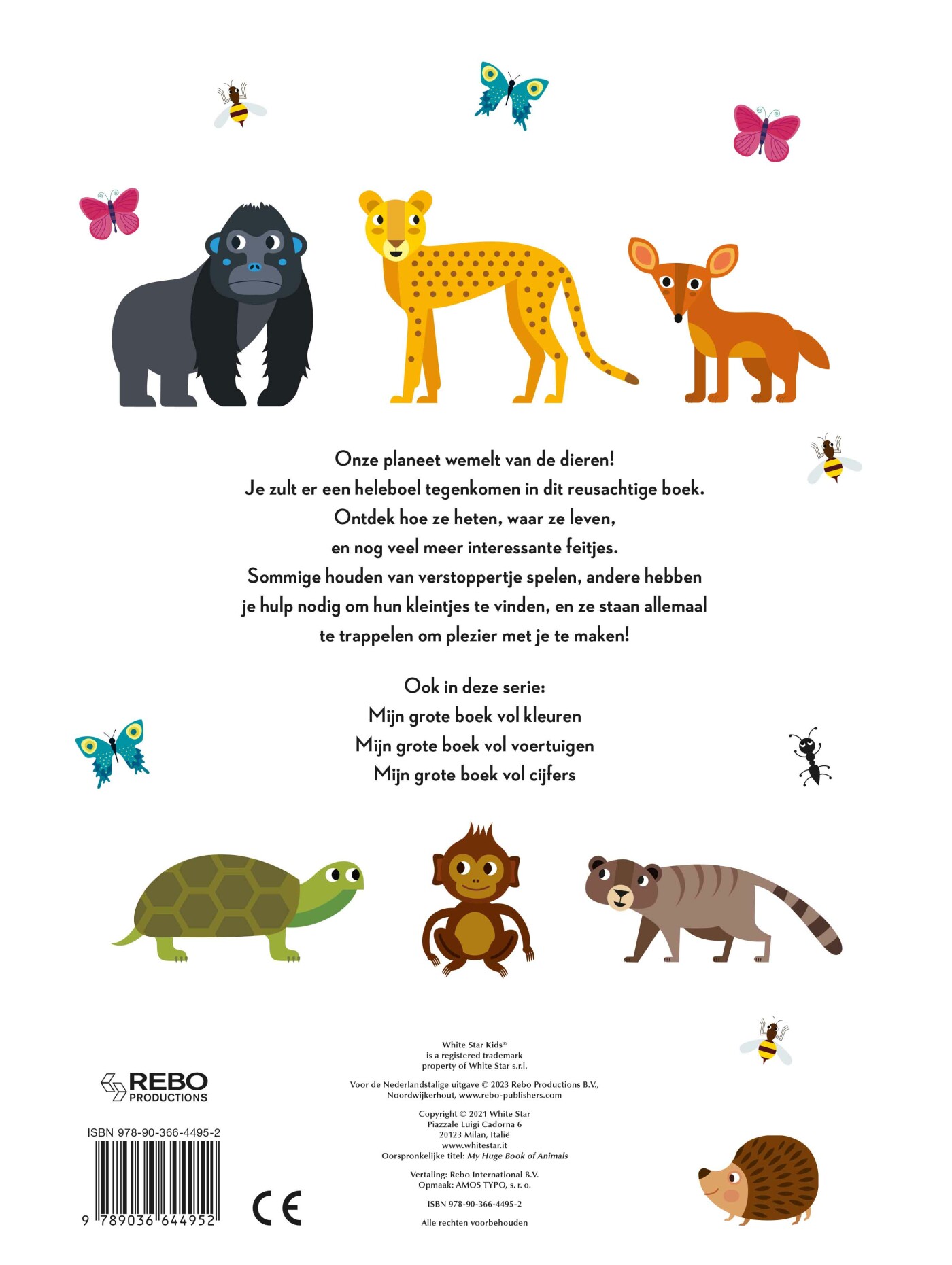 Mijn grote boek vol dieren achterkant