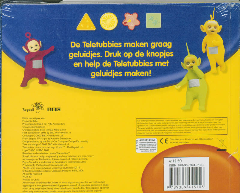 Teletubbies - Eerste geluidjes achterkant