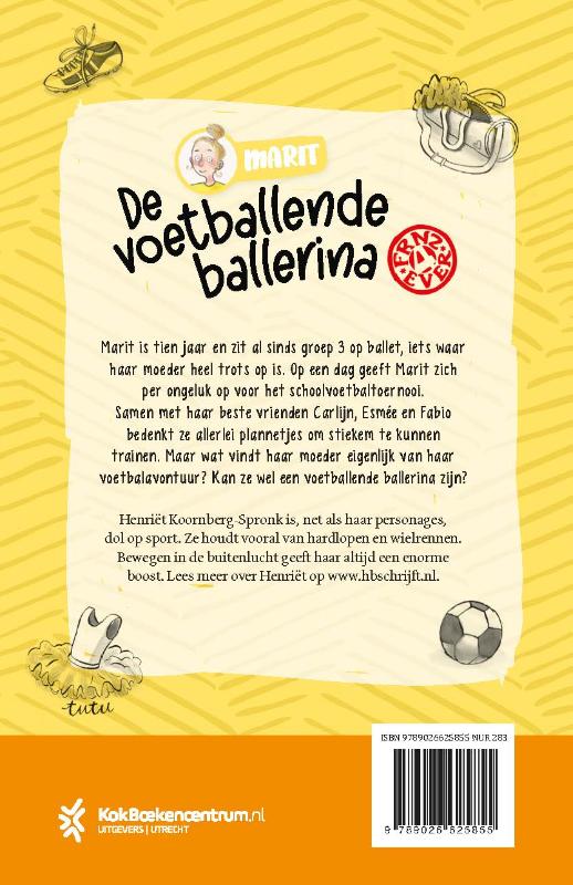 De voetballende ballerina / FRNZ4EVER De voetballende ballerina / FRNZ4EVER achterkant
